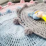 Crochet Knitted Round Carpet