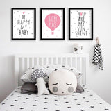 Room Decor - "Happy Place in Pink" Prints