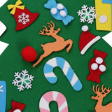 Kids DIY Felt Christmas Tree with Ornaments