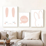 Room Decor - "Cute Bunny" Prints