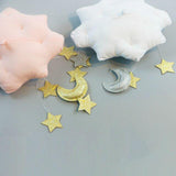 Baby Mobile with Cotton Cloud, Moon and Stars