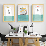 Room Decor - "Cute Animals" Prints