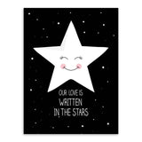 "Black & White Stars" Prints