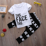 Casual Outfit with T-shirt and Pants for Boys