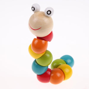 Toys - Educational Wooden Caterpillar