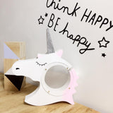 Room Decor - Unicorn Wooden Piggy Bank