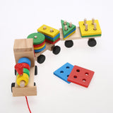 Toys - Wooden Stacking Train