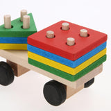 Wooden Stacking Train