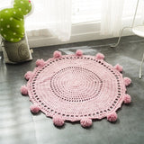 Crochet Knitted Round Carpet