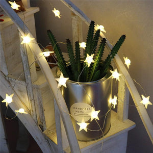 Room Decor - Star Shaped LED Fairy Lights