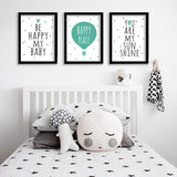 Room Decor - "Happy Place in Mint" Prints