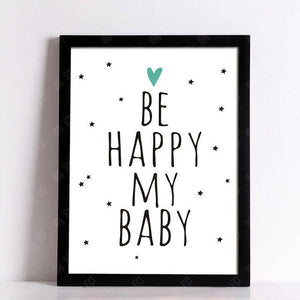 Room Decor - "Happy Place in Mint" Prints