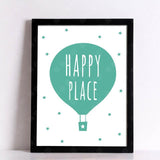 "Happy Place in Mint" Prints