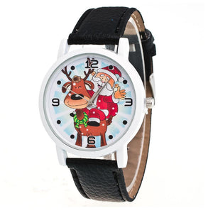 Seasonal Items - Christmas Watch with Leather Band