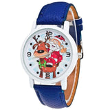 Christmas Watch with Leather Band