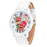 Christmas Watch with Leather Band