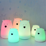 Room Decor - Bear Color Changing Silicone Light