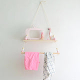 Pearl Shelf With Clothes Hanger