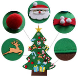 Kids DIY Felt Christmas Tree with Ornaments