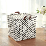 Linen Square Storage Bag with Handles