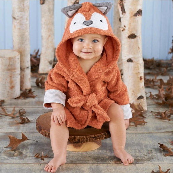 Fox Hooded Spa Robe