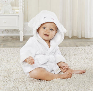 Lamb Hooded Bath Robe